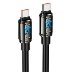 Кабель Hoco U143, Type-C-Type-C, 27W, довжина 1.2м, Black