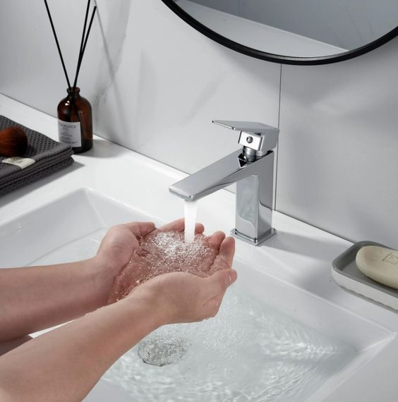 Змішувач для раковини Lidz Orion 001F Chrome LDORI001FCRM48091 | Зображення 2