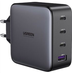 Универсальное портативное быстрое зарядное устройство Ugreen CD226 GaN 100W 3C1A на 4 USB