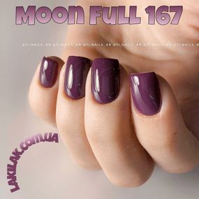 Гель-лак Moon Full №167 сливовий 8мл