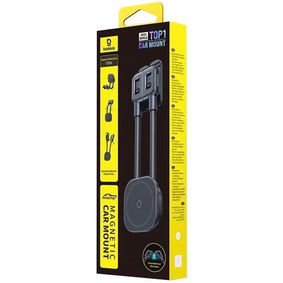 Автотримач Baseus PrimeTrip C03 Magnetic (C00136) Cosmic Black | Зображення 1