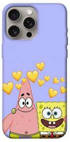 Чохол з картинкою Боб і Патрік для Apple iPhone 15 Pro Max (6.7")