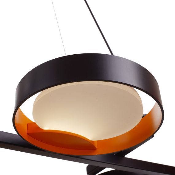 Светильник потолочный подвесной BR-01 666S/4 LED 20W NW BK/G | Зображення 3