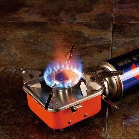 Газовая горелка кемпинговая плита газовый примус газовая плита портативная с чехлом, таганок походный | Зображення 4