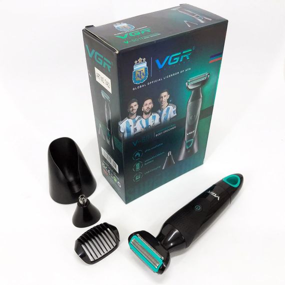 Профессиональная мужская бритва с триммером VGR V-601, Триммеры для бритья мужские профессиональные MT-15 | Зображення 3