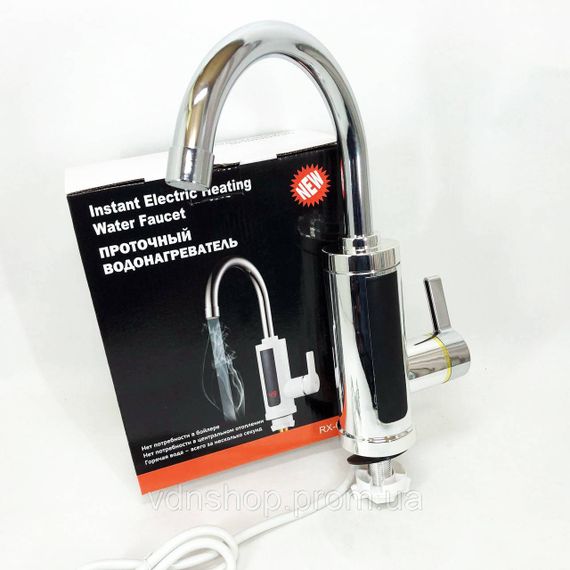 Проточний водонагрівач для гарячої води води Delimano RX-0111c 3 кВт, Проточний водяний нагрівач EJ-26 | Зображення 2