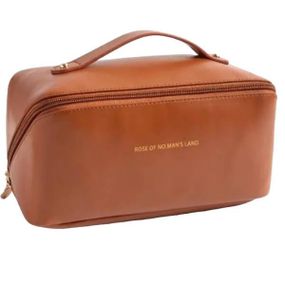 Косметичка женская дорожная Makeup bag AND XL-980 Коричневая