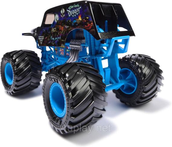 Монстр-трак Spin Master Monster Jam Son-Uva Digger 1:24 сын Grave Digger’а | Зображення 5