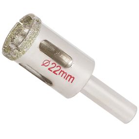 Коронка алмазна Sigma по кераміці і склу Ø22 мм (1541221)