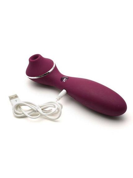 Вакуумний вібратор KisToy Polly Plus, Фіолетовий | Зображення 3