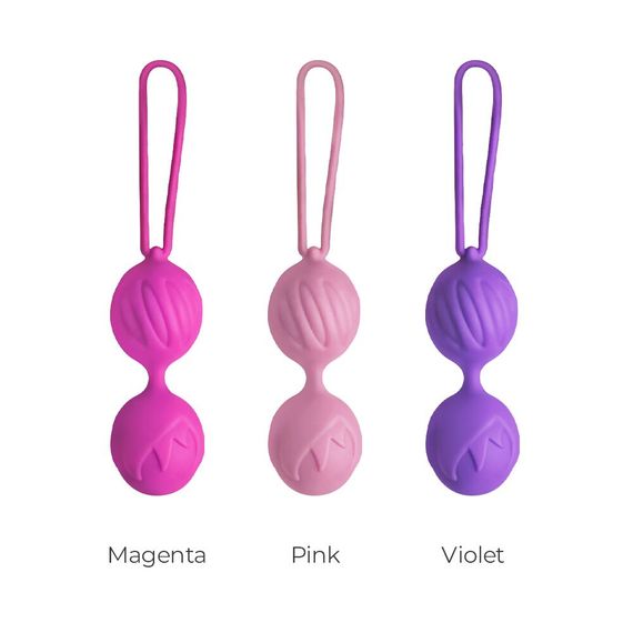 Вагинальные шарики Adrien Lastic Geisha Lastic Balls Mini Pink (S), диаметр 3,4 см, масса 85 г | Зображення 3