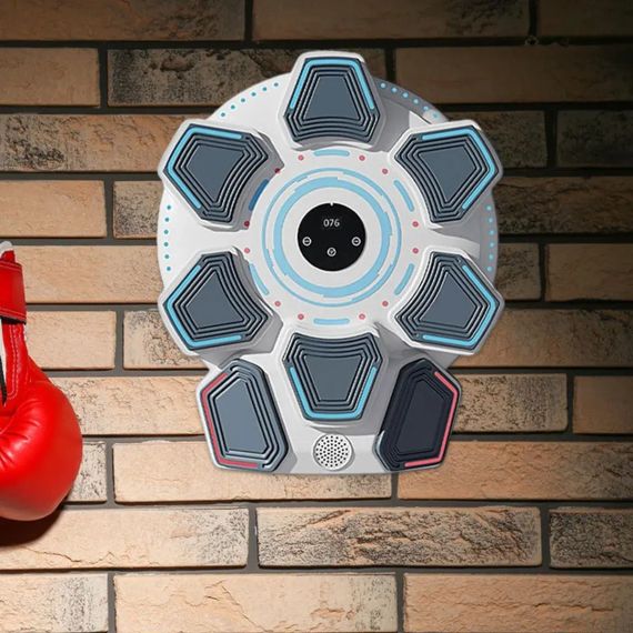 Настенный боксерский тренажер 8 целей / музыкальная мишень-тренажер, с перчатками | Зображення 1