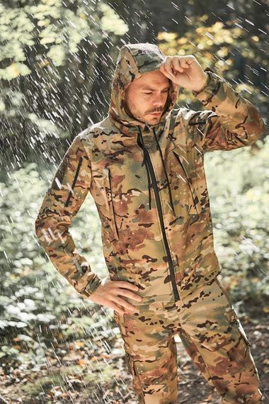 Чоловічий костюм Xtone SOFTSHELL Tiger T3 колір мультикам р.L 442758 | Зображення 4
