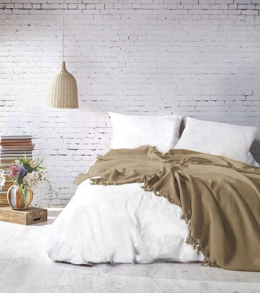 Покрывало Saheser Mona 220 х 240 см. Hardal