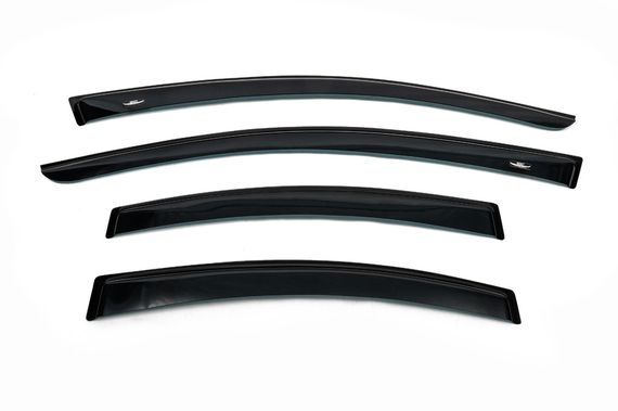 Ветровики (4 шт, HIC) для Mitsubishi Galant 2003-2012 гг | Зображення 1