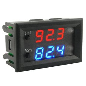 Цифровой встраиваемый регулятор температуры W2809, -50 ~ +110°C, 12В, 10A