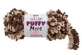 ALIZE PUFFY MORE 6287 алізе пуффі море алізе пуффі мо плюшева пряжа