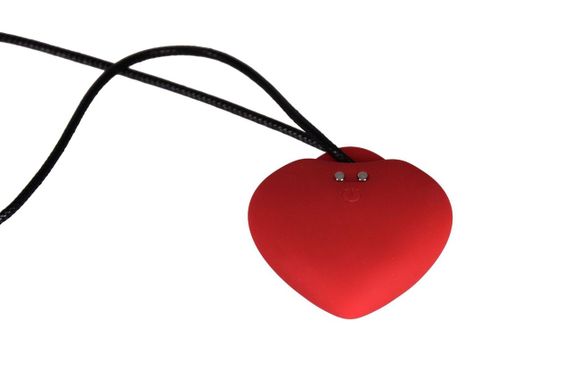 Мини-вибратор «Сердечко» FairyGasm PleasureStone red, 9 режимов, на шнурке sexstyle | Зображення 2