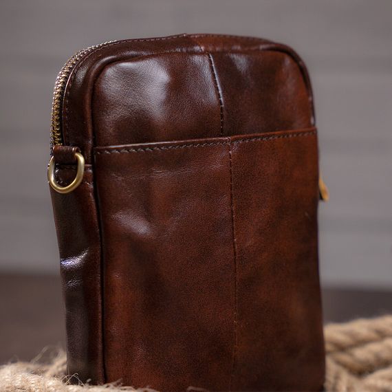 Сумка мужская Vintage 14728 Коричневый | Зображення 3