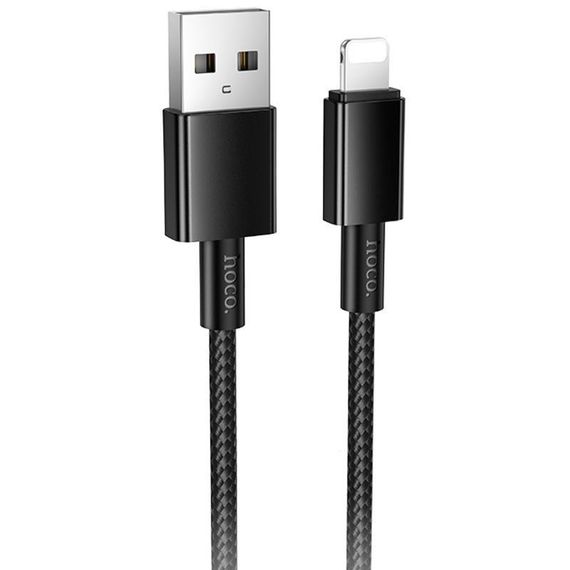 Дата кабель Hoco X119 Energy USB to Lightning 2.4A (1m) Black