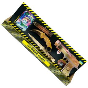 Сувенірний ігровий набір Big Box "Gold 1" BB-G1 дерево