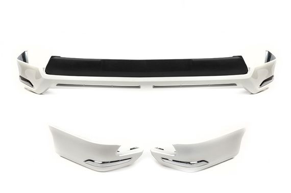 Накладки на передній і задній бампер Jaos (2014-2017) Чорний колір для Toyota Land Cruiser Prado 150