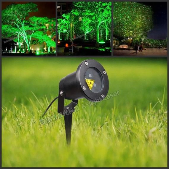 Лазерный звездный уличный проектор Star Shower Laser Light Projector | Зображення 7