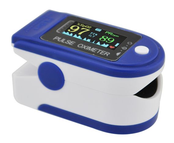 Пульсоксиметр Pulse Oximeter LK-87 на палець · Вимірювання рівня кисню в крові · Пульсометр оксиметр електронний | Зображення 3