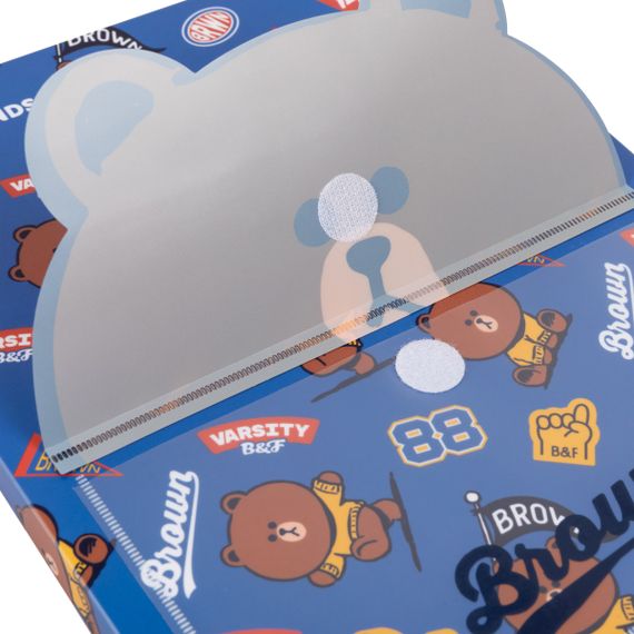 Папка на 20 файлов A4 YES Line Friends Brown 492109 | Зображення 2