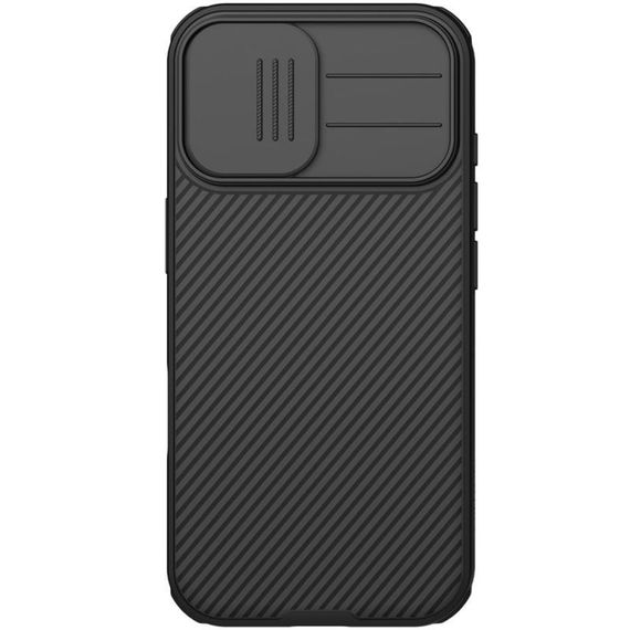 Карбонова накладка Nillkin CamShield Pro Magnetic для Apple iPhone 17 (6.3") Black | Зображення 1