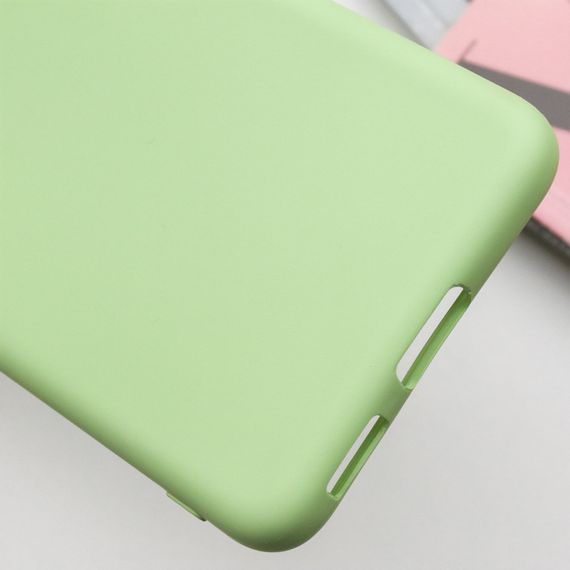 Чохол TPU GETMAN Liquid Silk Full Camera для Samsung Galaxy S22 Ultra Зелений / Pistachio | Зображення 1