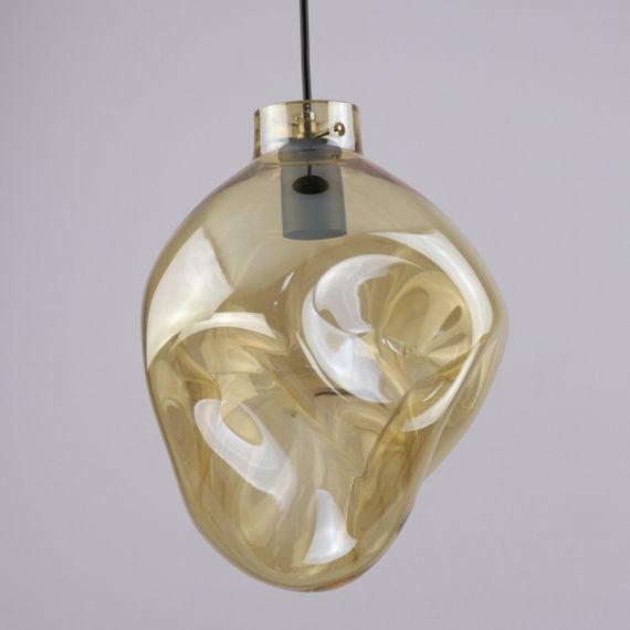 Люстра підвісна LOFT на 1 лампочку 25006 Чорний 35-135х23х23 см. | Зображення 1