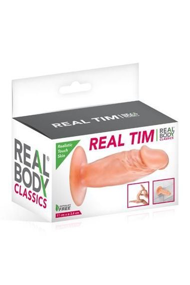 Фалоімітатор Real Body — Real Tim Flash, TPE, діаметр 3,4 см | Зображення 2