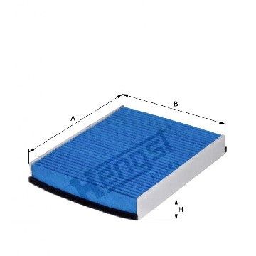 Фильтр салона антибактериальный Ford Connect 13-, Hengst, E3905LB,