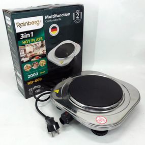 Настільна електроплита, Дискова плита для дому, Електричні плити кухонні, Плита переносна для дому KU-12