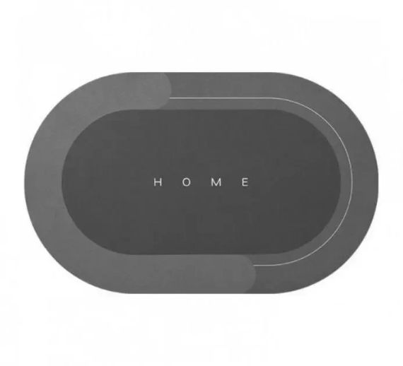 Килимок для ванни вологопоглинаючий Home 50 x 80 см, овальний | Зображення 1
