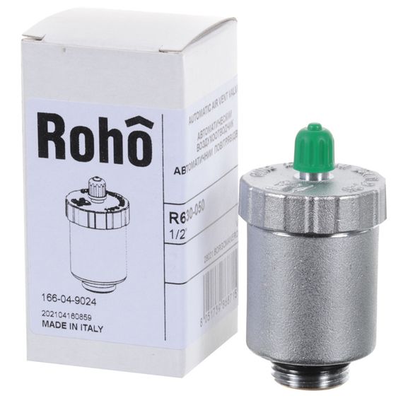 Повітровідвідник автоматичний Roho R630-050 - 1/2" (нікель) (RO0155) | Зображення 1