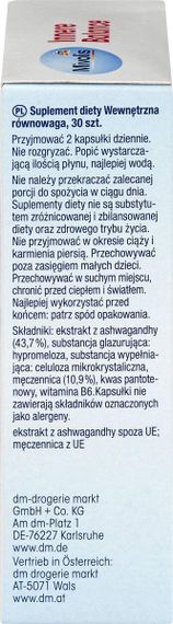 Капсулы Mivolis экстракт Ашваганды+Пассифлора+В5+В6 для укрепления нервной системы, энергии, памяти, Германия | Зображення 4
