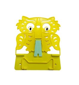 Подставка для книг №4 "Сова"631569 Irbis пластиковая, в пакете (4820098991365) Жёлтый Вид 20