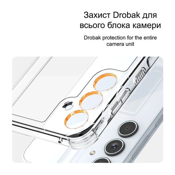 Чохол до мобільного телефона Drobak Acrylic Case with Airbag Samsung Galaxy S24 FE Camera cover (949427) | Зображення 5