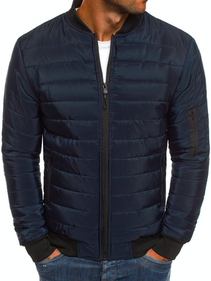 Бомбер Манжет синий S L | Зображення 3