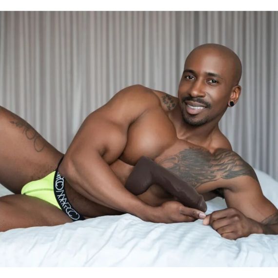 Фалоімітатор з мошонкою реалістичний Fleshjack Boys Max Konnor Dildo (RP), чорний, 24 см х 4.9 см sexstyle | Зображення 4