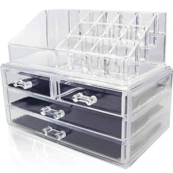 Акриловий органайзер для косметики Cosmetic Storage Box | Зображення 1