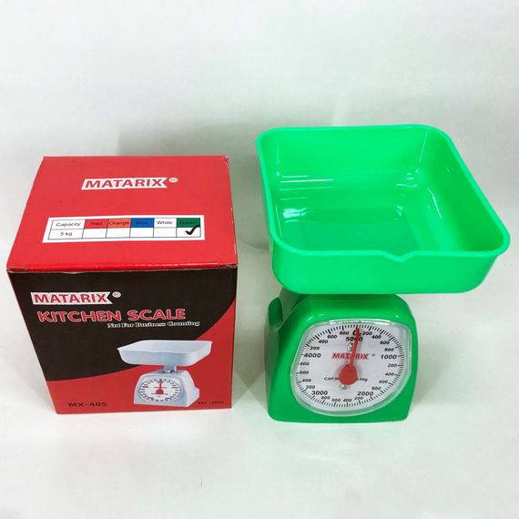 Ваги для зважування MATARIX MX-405 5 кг зелені | Кухонні ваги CZ-681 для кондитера