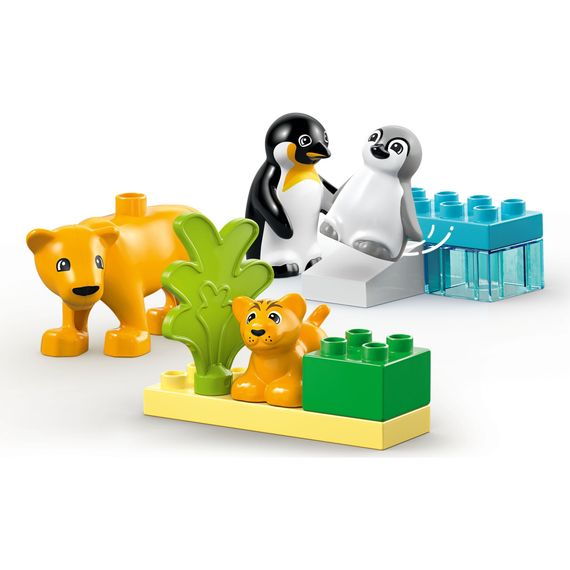 Конструктор LEGO DUPLO Town Сімейства диких тварин: Пінгвіни та Леви (10442) | Зображення 2
