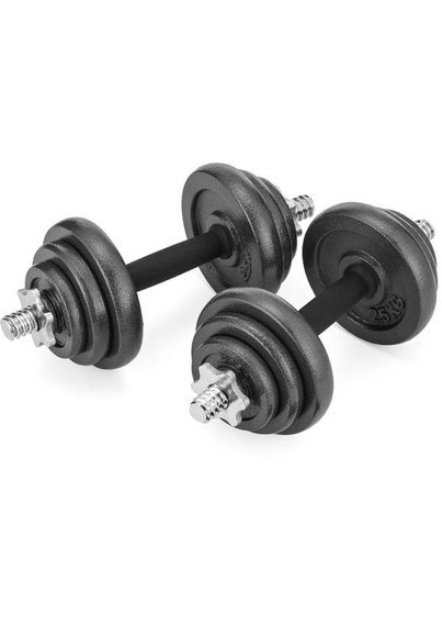 Набір гантелі в кейсі Gymtek чавунні 2х10кг | Зображення 3