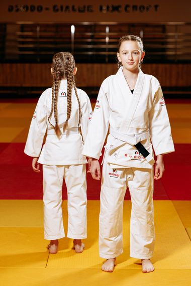 Біле дитяче кімоно для дівчаток, джиу-джитсу, TM BUDOGI, зріст 150 см, щільність 350 гр/м.кв. | Зображення 3