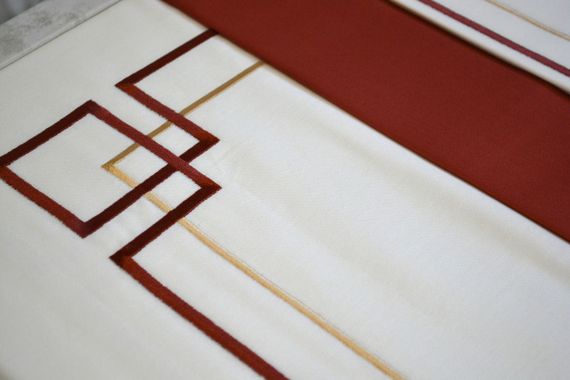 Комплект постільної білизни Maribor Exclusive Satin  200х220 см Poem Kiremit | Зображення 2