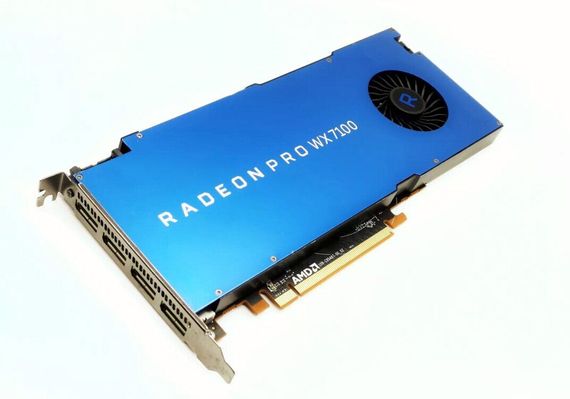 Дискретная видеокарта AMD Radeon Pro WX 7100, 8 GB GDDR5, 256-bit / 4x DisplayPort б/у | Зображення 1