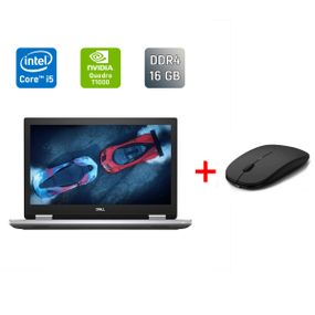 Мобільна робоча станція Б-клас Dell Precision 7540 / 15.6" (1920x1080) IPS / Intel Core i5-9400H (4 (8) ядра по 2.5 - 4.3 GHz) / 16 GB DDR4 / 512 GB SSD / nVidia Quadro T1000, 4 GB GDDR5, 128-bit / TouchID б/в + Подарунок Бездротова миша / USB